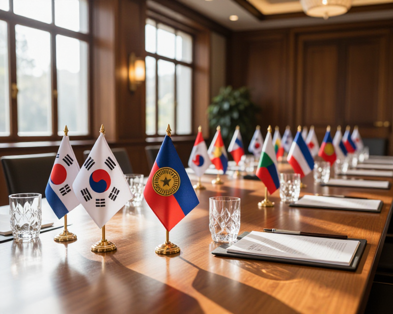 Diplomatic Cooperation Scene