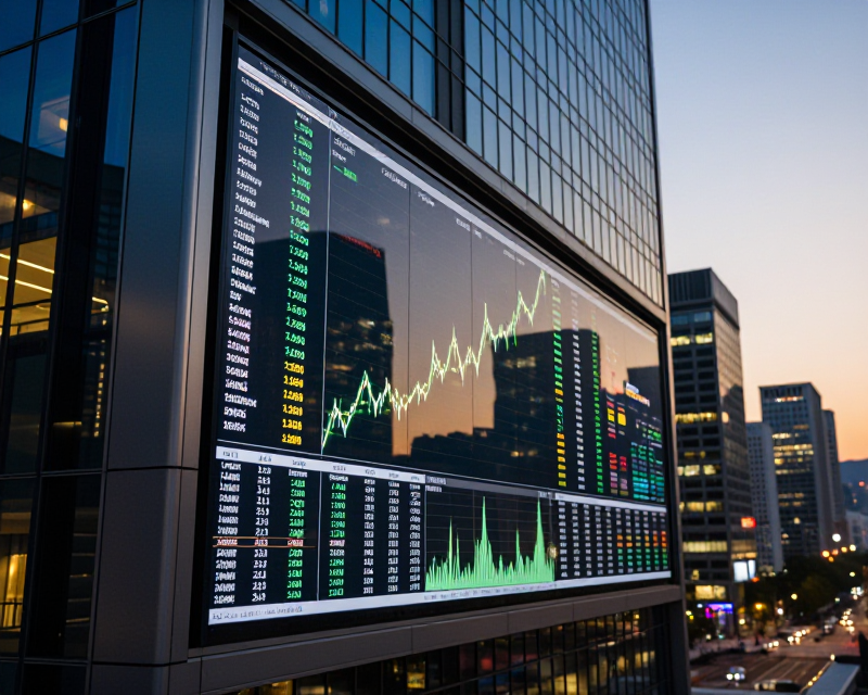 Seoul Stock Market Glow