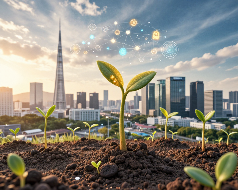 Future Technology and Growth Concept