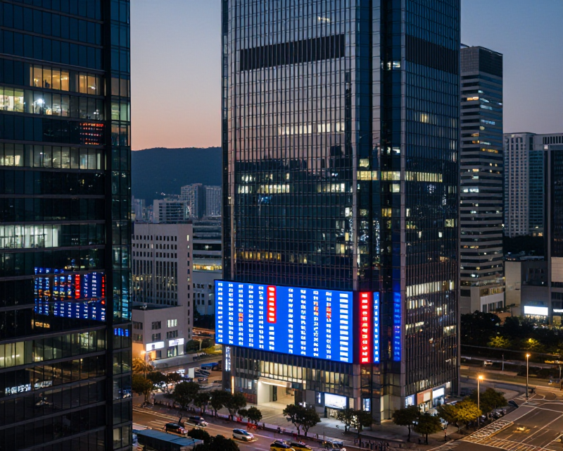 Yeouido Financial District at Twilight