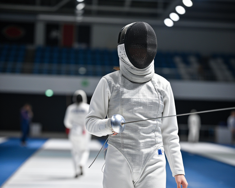 Fencing Athlete Glory
