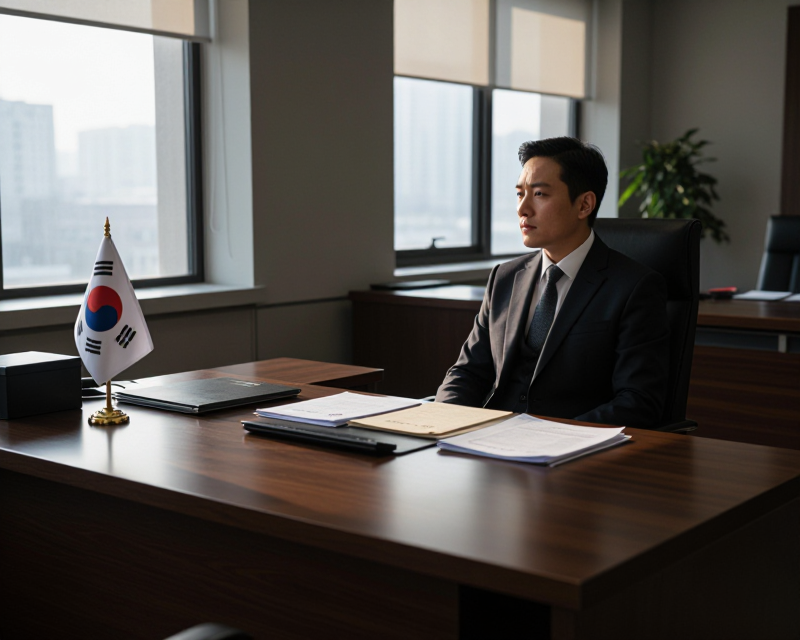 Symbolic Presidential Office Atmosphere
