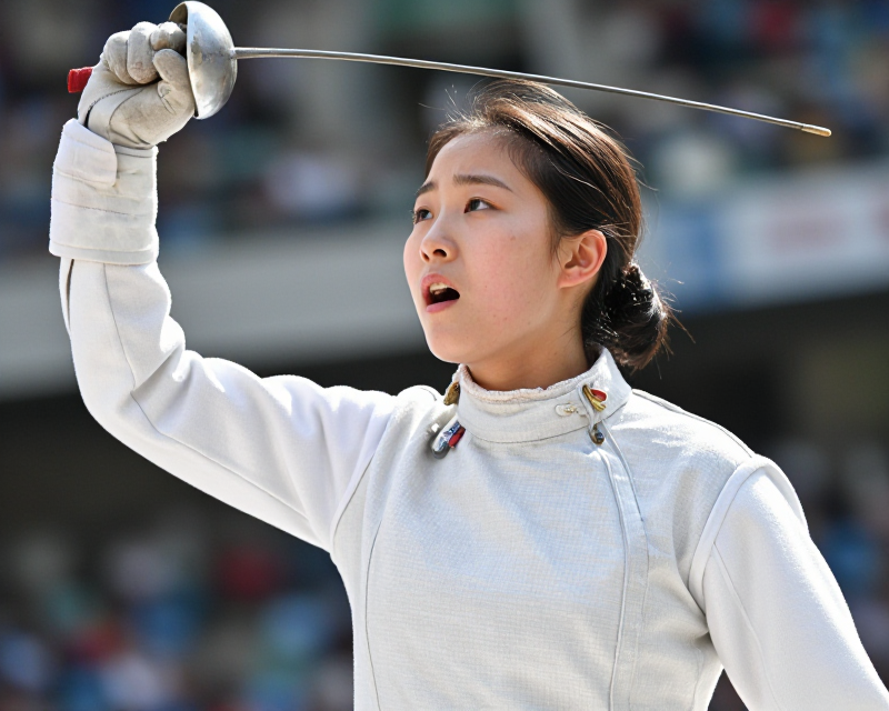 Fencing Victory Moment