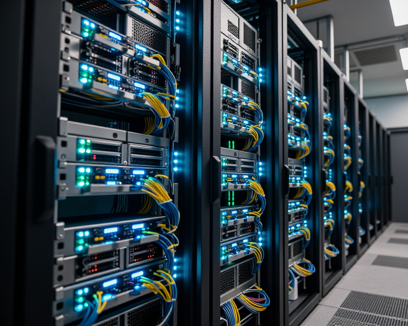 Futuristic AI Data Center