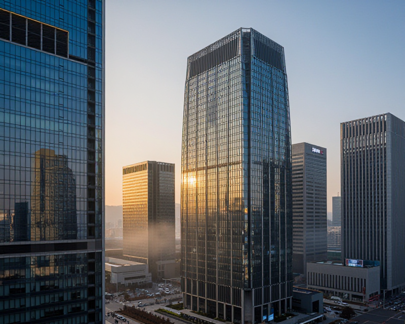 Yeouido Financial District Morning