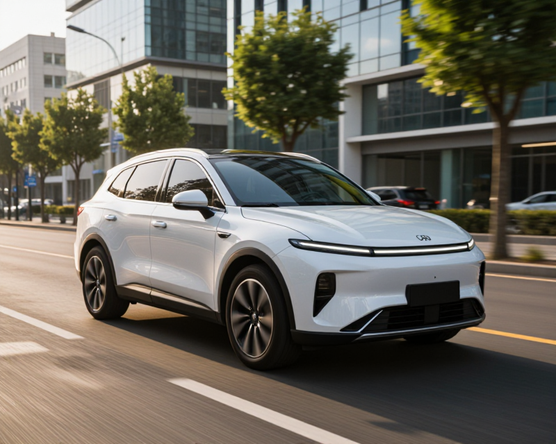 Modern SUV in Urban Setting