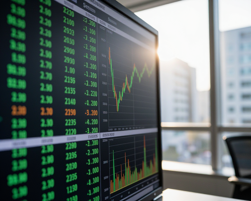 Rising Stock Market Chart