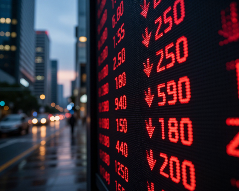 Stock Market Decline in Seoul