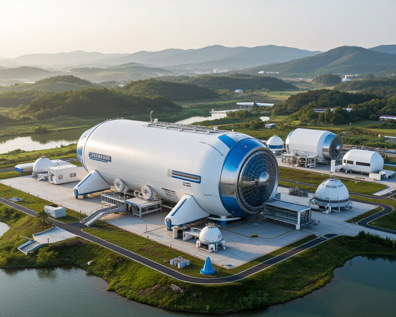 Futuristic SMR Energy Facility