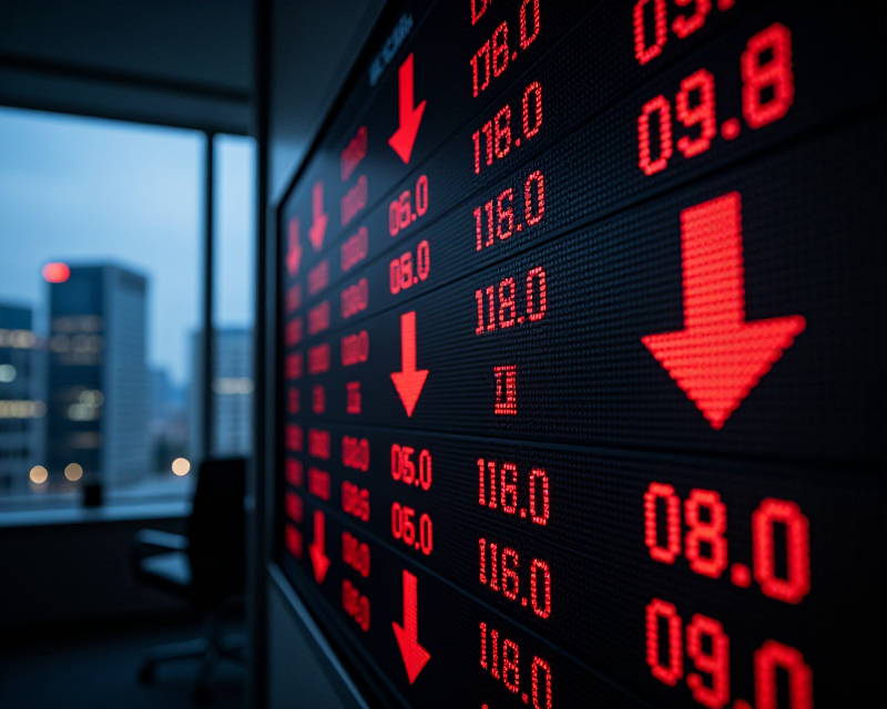 Stock Market Decline in Seoul