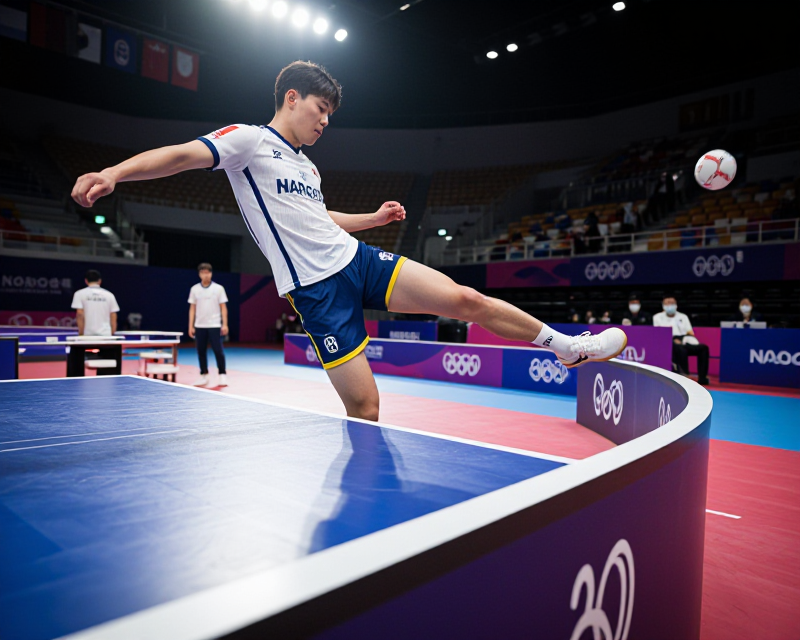 Dynamic Teqball Action
