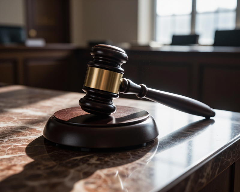 Symbolic Judicial Gavel